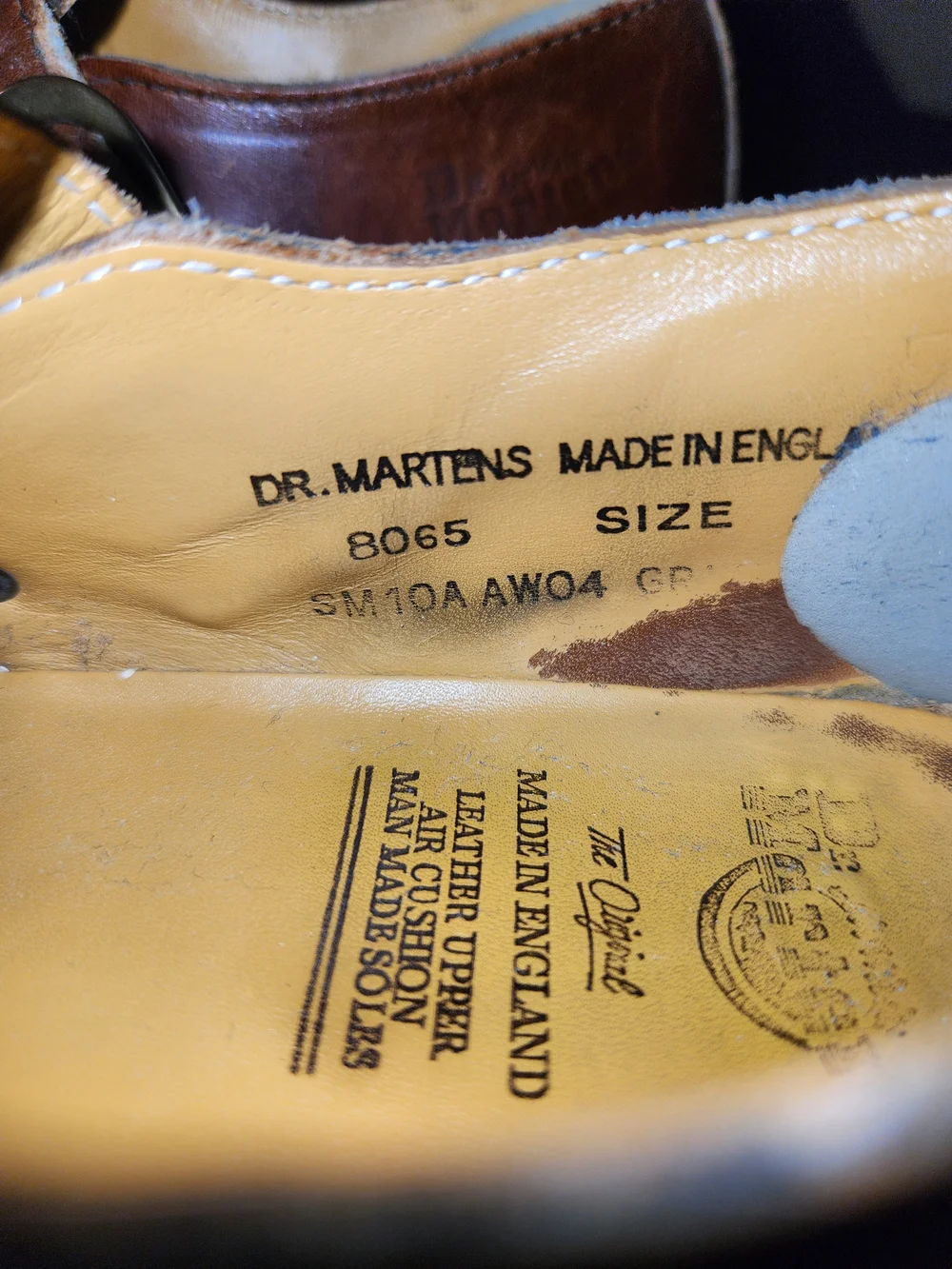 Dr. Martens Brown Leather Double-Strap Loafers #445